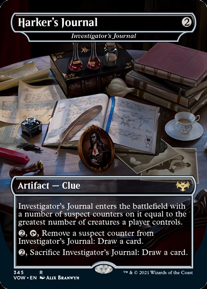 Investigator's Journal - Harker's Journal [Innistrad: Crimson Vow] | Gear Gaming Bentonville