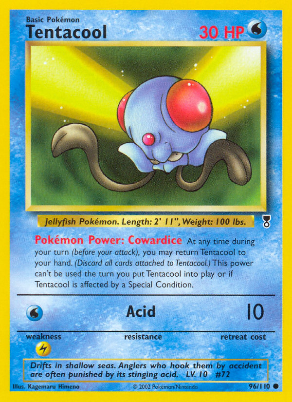 Tentacool (96/110) [Legendary Collection] | Gear Gaming Bentonville