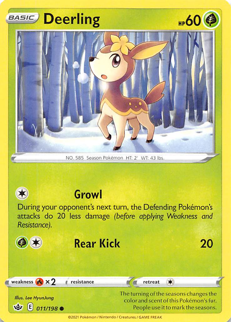 Deerling (011/198) [Sword & Shield: Chilling Reign] | Gear Gaming Bentonville