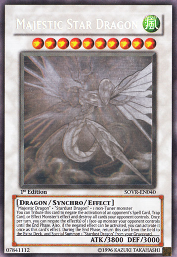 Majestic Star Dragon [SOVR-EN040] Ghost Rare | Gear Gaming Bentonville