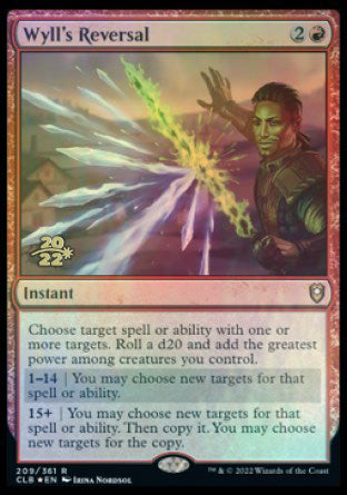 Wyll's Reversal [Commander Legends: Battle for Baldur's Gate Prerelease Promos] | Gear Gaming Bentonville