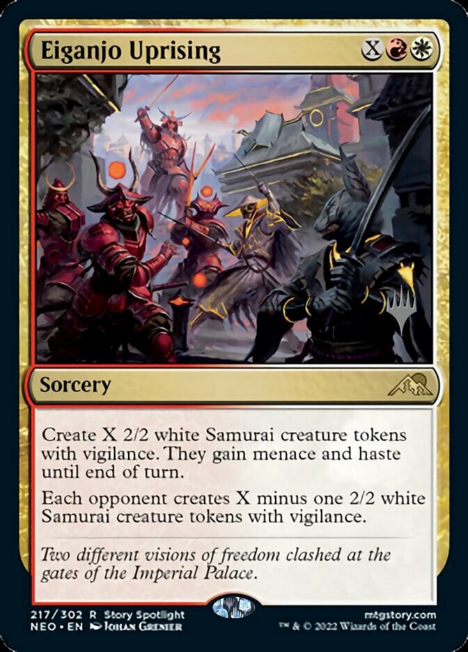 Eiganjo Uprising (Promo Pack) [Kamigawa: Neon Dynasty Promos] | Gear Gaming Bentonville