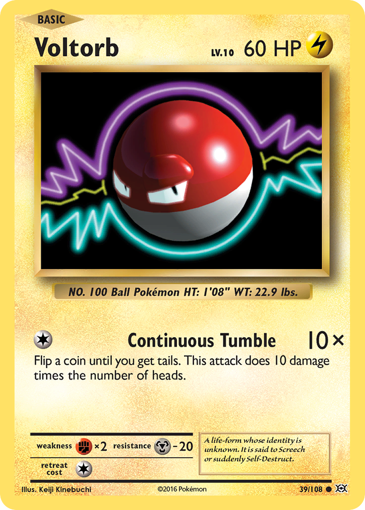 Voltorb (39/108) [XY: Evolutions] | Gear Gaming Bentonville