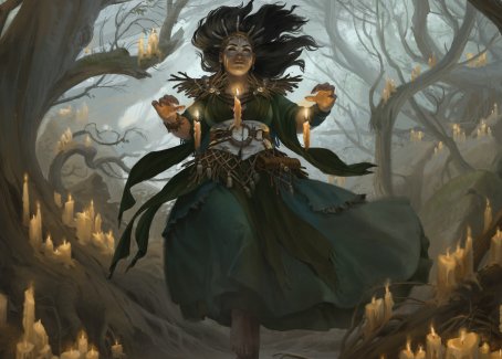 Candlegrove Witch 1 Art Card [Innistrad: Midnight Hunt Art Series] | Gear Gaming Bentonville