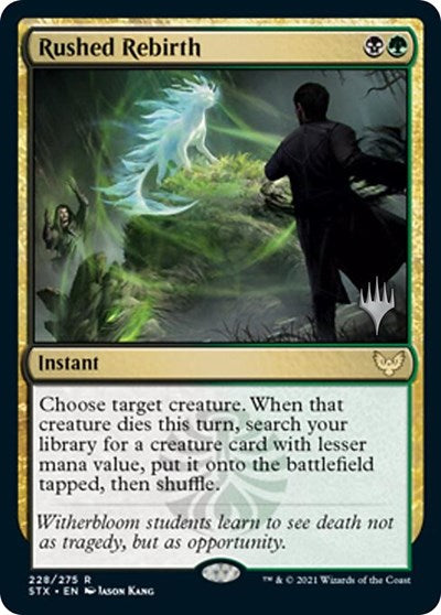 Rushed Rebirth (Promo Pack) [Strixhaven: School of Mages Promos] | Gear Gaming Bentonville