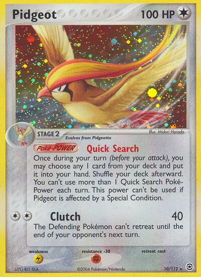 Pidgeot (10/112) [EX: FireRed & LeafGreen] | Gear Gaming Bentonville