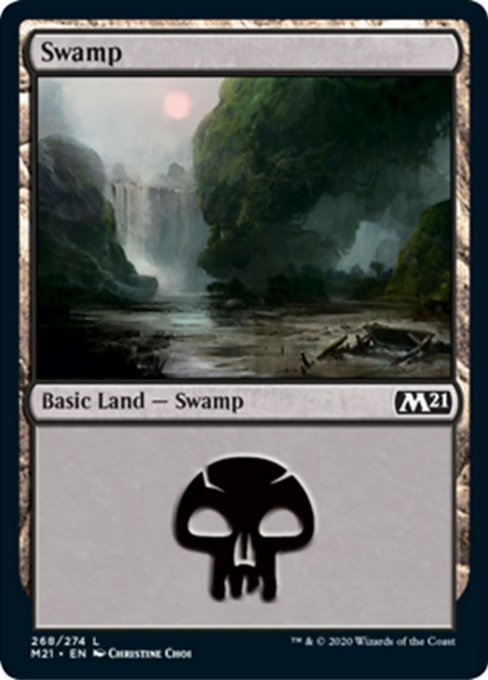 Swamp (268) [Core Set 2021] | Gear Gaming Bentonville