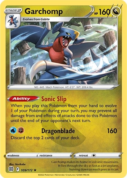 Garchomp (109/172) [Sword & Shield: Brilliant Stars] | Gear Gaming Bentonville