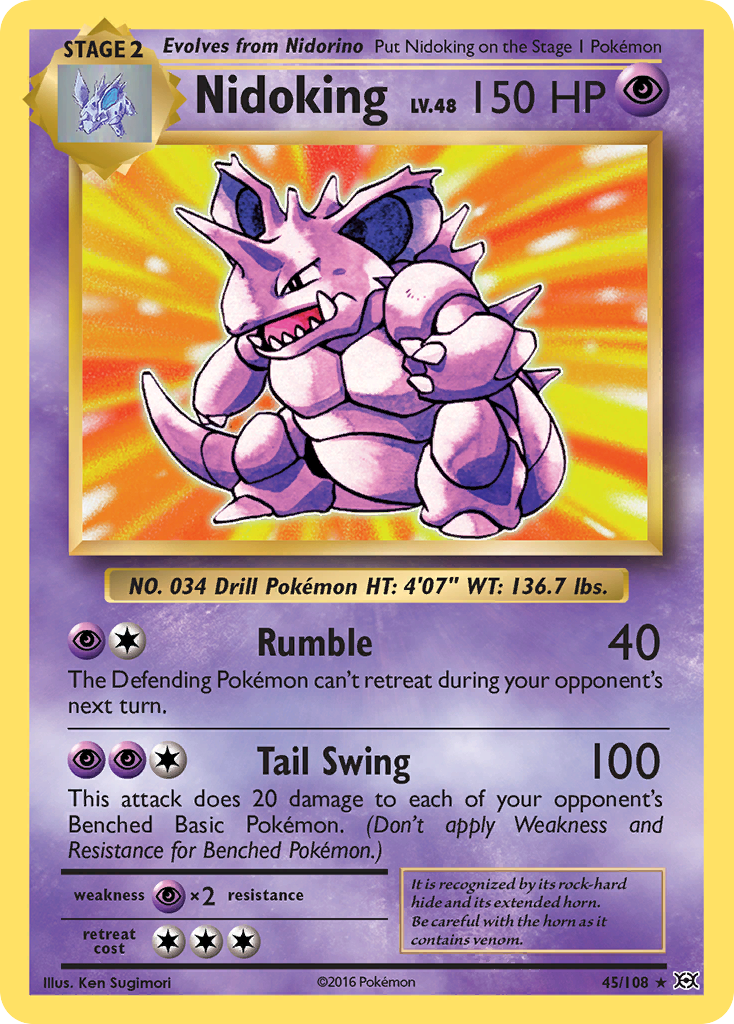 Nidoking (45/108) [XY: Evolutions] | Gear Gaming Bentonville