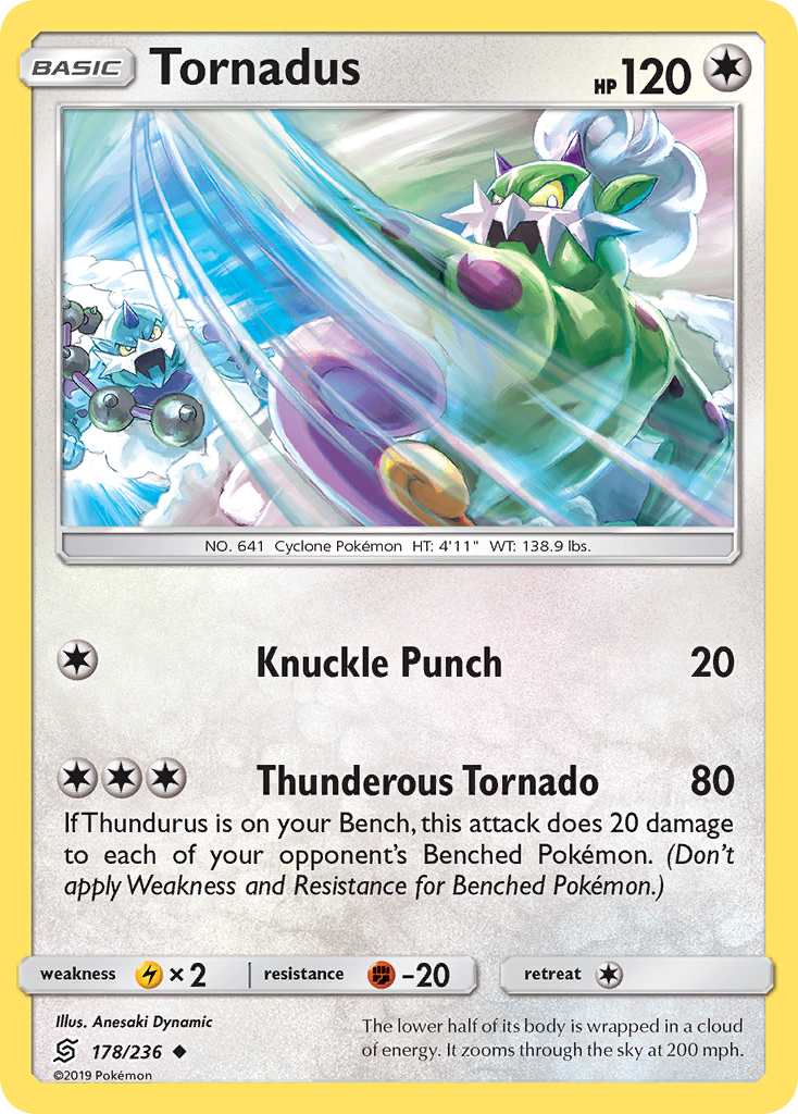 Tornadus (178/236) [Sun & Moon: Unified Minds] | Gear Gaming Bentonville