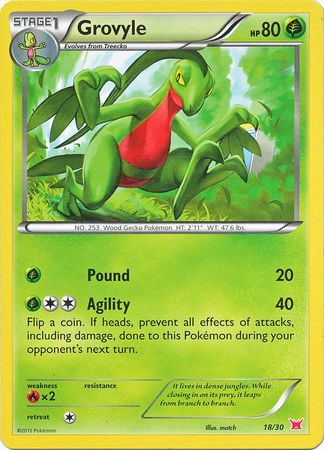 Grovyle (18/30) [XY: Trainer Kit 2 - Latias] | Gear Gaming Bentonville