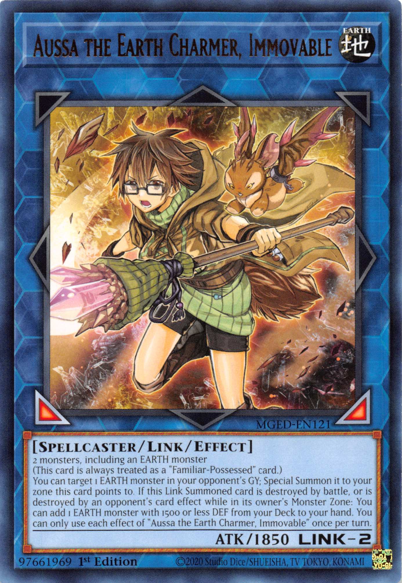 Aussa the Earth Charmer, Immovable [MGED-EN121] Rare | Gear Gaming Bentonville