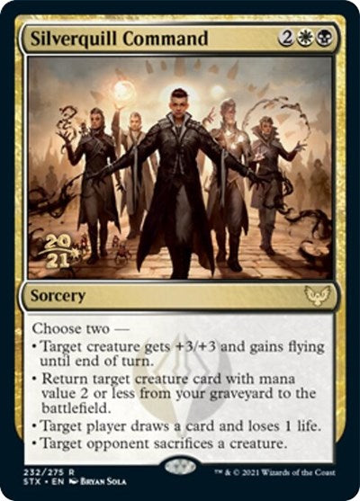 Silverquill Command [Strixhaven: School of Mages Prerelease Promos] | Gear Gaming Bentonville