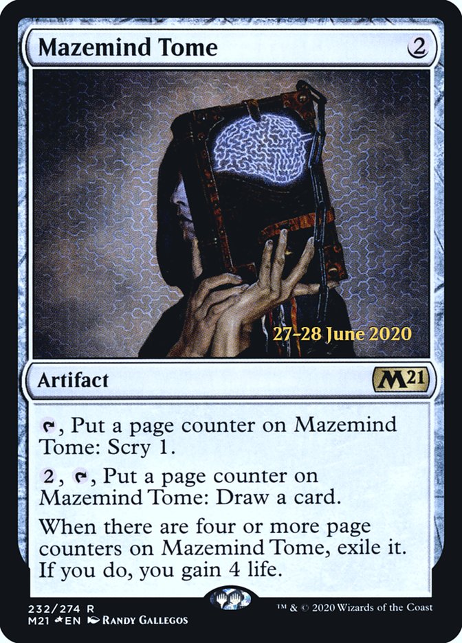 Mazemind Tome  [Core Set 2021 Prerelease Promos] | Gear Gaming Bentonville