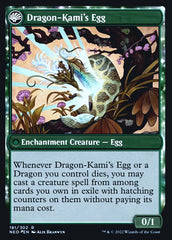 The Dragon-Kami Reborn // Dragon-Kami's Egg [Kamigawa: Neon Dynasty Prerelease Promos] | Gear Gaming Bentonville