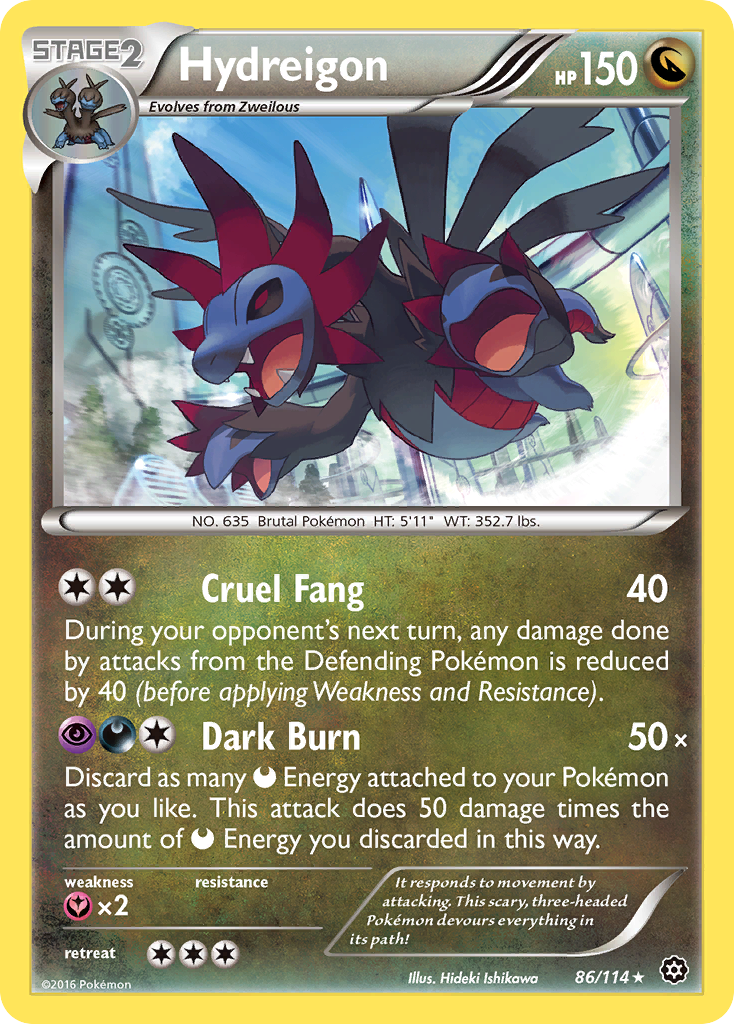 Hydreigon (86/114) [XY: Steam Siege] | Gear Gaming Bentonville