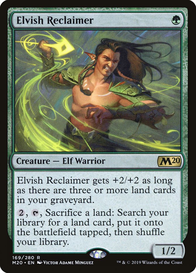 Elvish Reclaimer [Core Set 2020] | Gear Gaming Bentonville