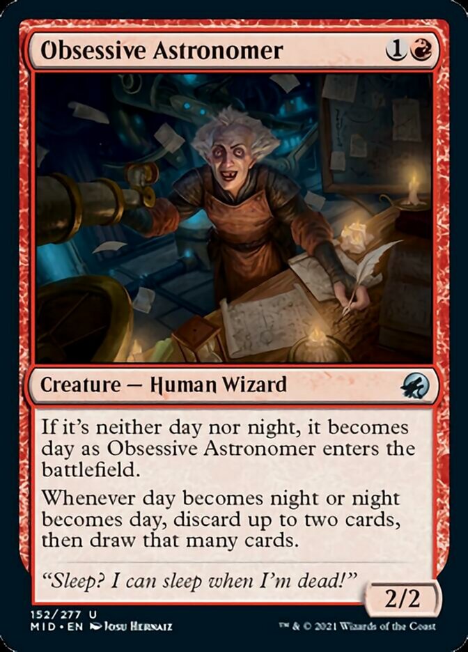 Obsessive Astronomer [Innistrad: Midnight Hunt] | Gear Gaming Bentonville