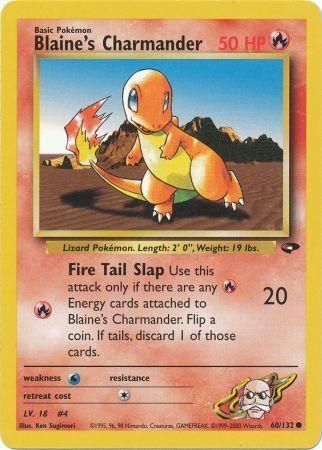 Blaine's Charmander (60/132) [Gym Challenge Unlimited] | Gear Gaming Bentonville