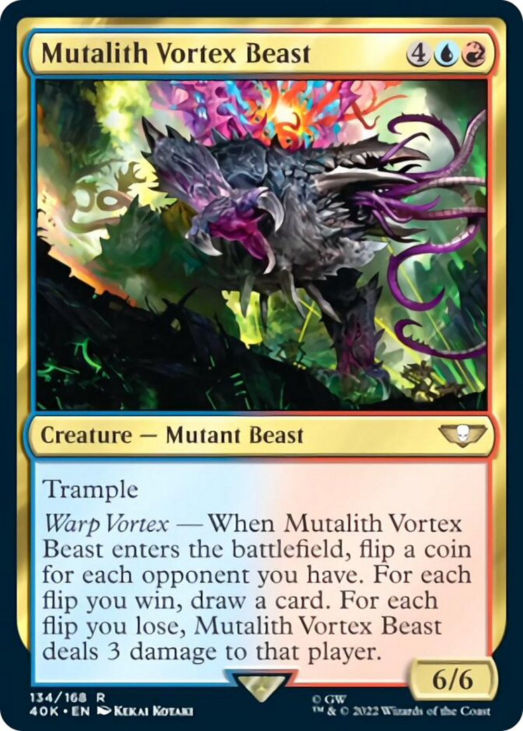 Mutalith Vortex Beast (Surge Foil) [Universes Beyond: Warhammer 40,000] | Gear Gaming Bentonville