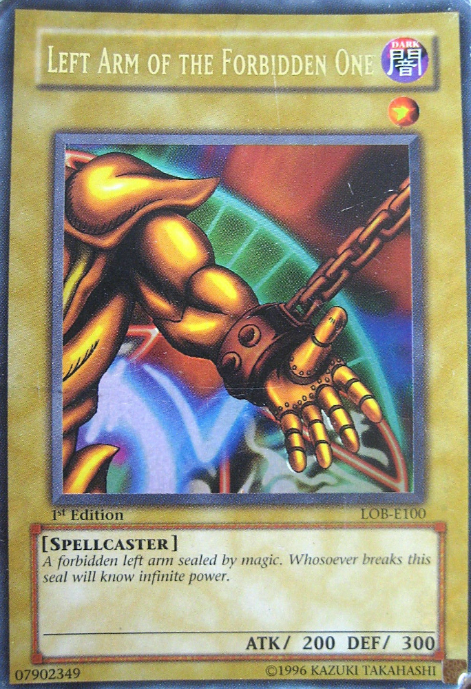 Left Arm of the Forbidden One [LOB-E100] Ultra Rare | Gear Gaming Bentonville