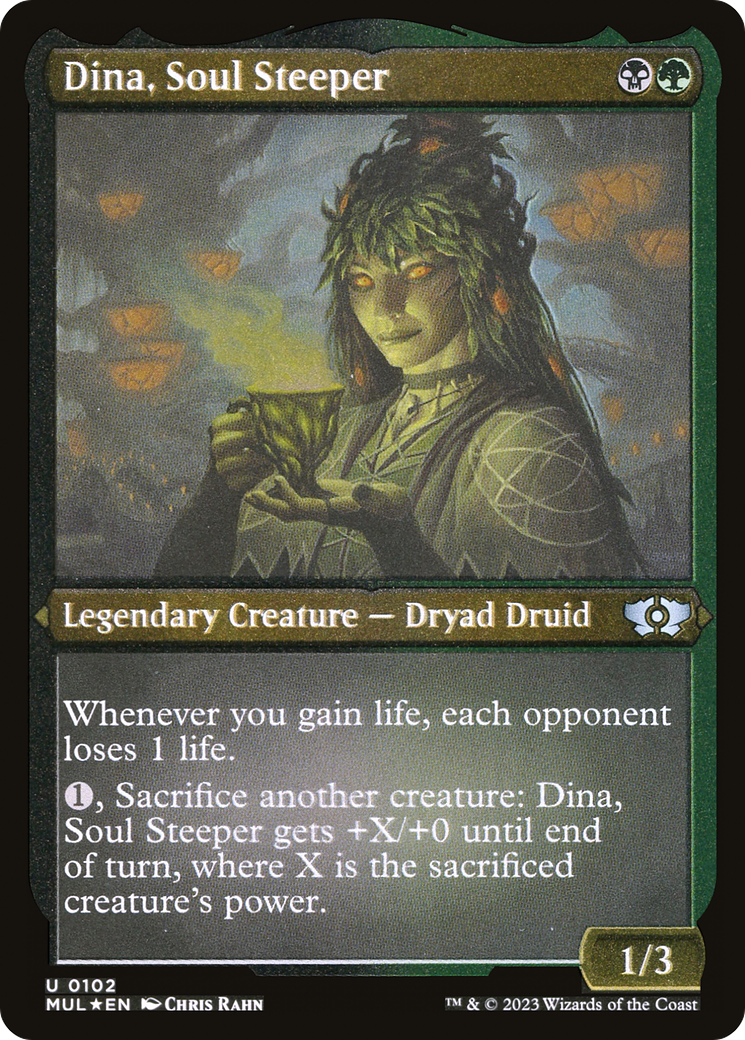 Dina, Soul Steeper (Foil Etched) [Multiverse Legends] | Gear Gaming Bentonville