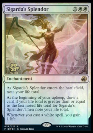 Sigarda's Splendor [Innistrad: Midnight Hunt Prerelease Promos] | Gear Gaming Bentonville