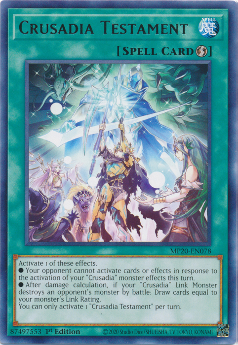Crusadia Testament [MP20-EN078] Rare | Gear Gaming Bentonville