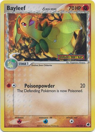 Bayleef (26/101) (Delta Species) (Stamped) [EX: Dragon Frontiers] | Gear Gaming Bentonville