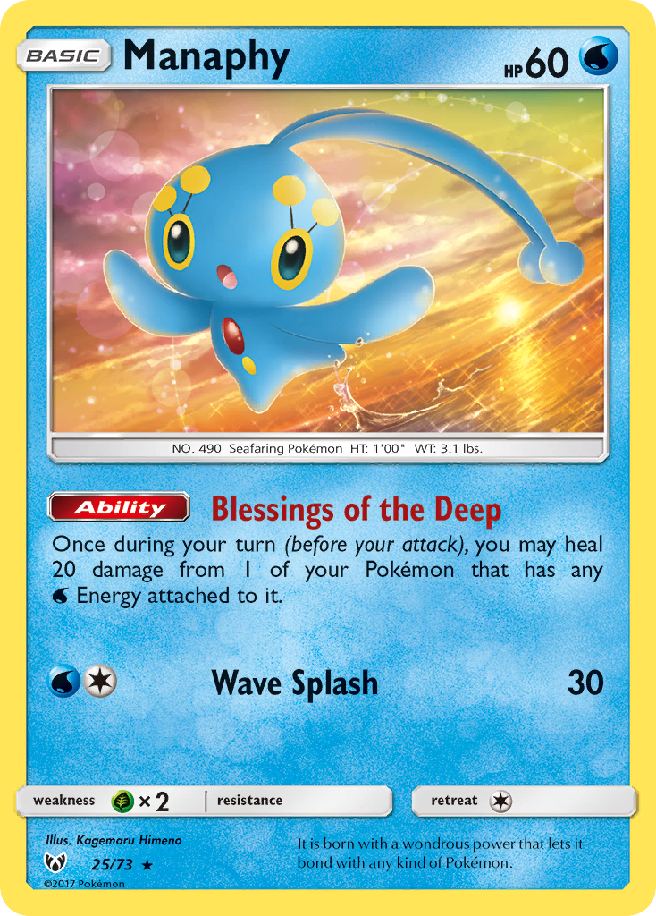 Manaphy (25/73) [Sun & Moon: Shining Legends] | Gear Gaming Bentonville