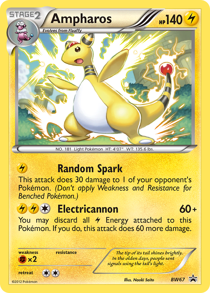 Ampharos (BW67) [Black & White: Black Star Promos] | Gear Gaming Bentonville