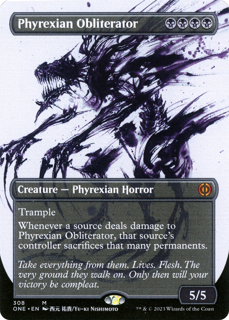 Phyrexian Obliterator (Borderless Ichor) [Phyrexia: All Will Be One] | Gear Gaming Bentonville