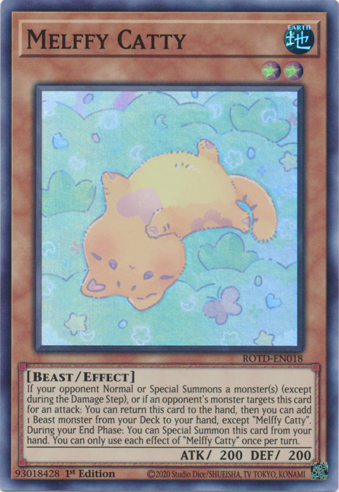 Melffy Catty [ROTD-EN018] Super Rare | Gear Gaming Bentonville