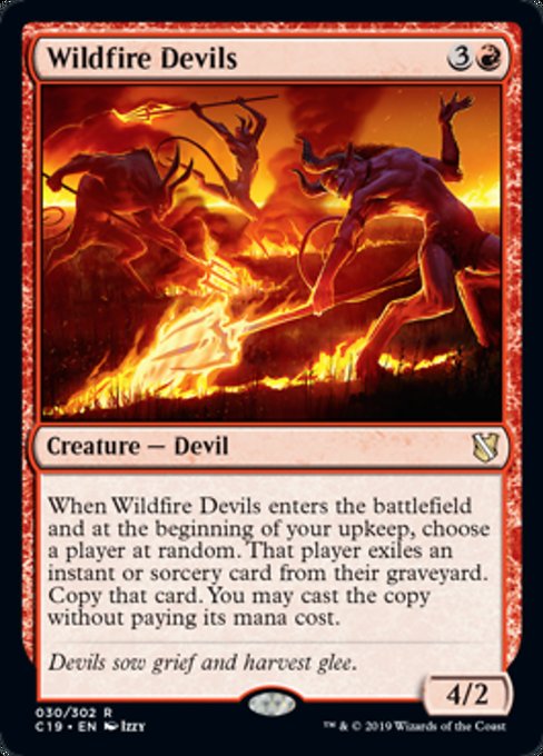 Wildfire Devils [Commander 2019] | Gear Gaming Bentonville