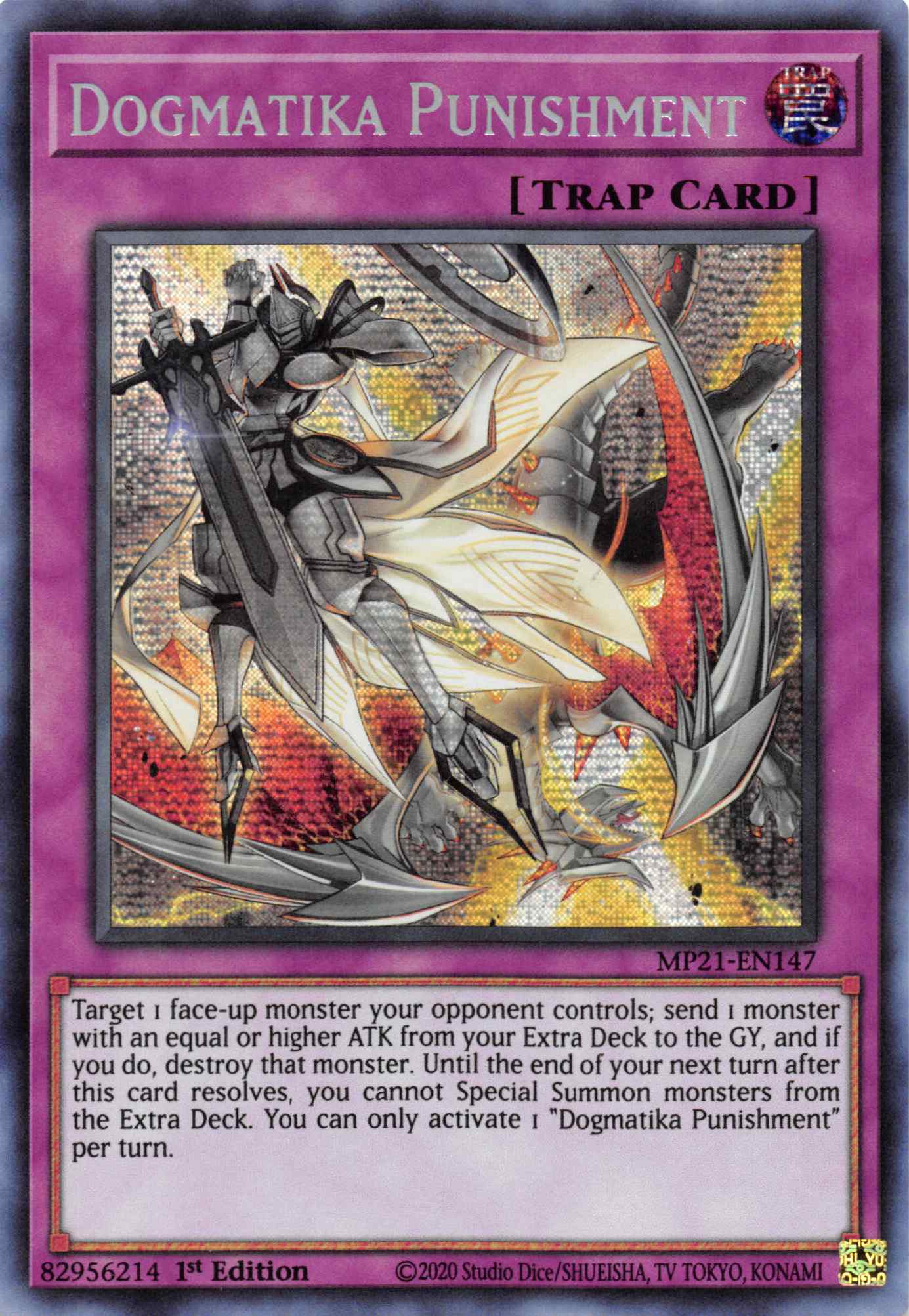 Dogmatika Punishment [MP21-EN147] Prismatic Secret Rare | Gear Gaming Bentonville