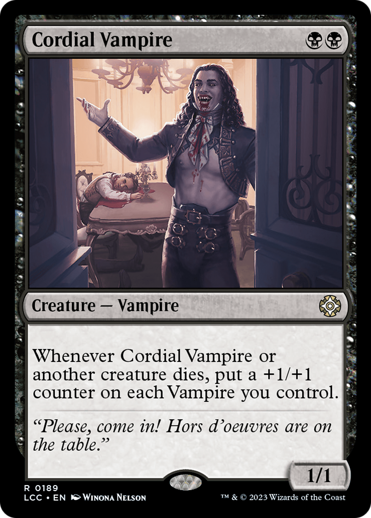 Cordial Vampire [The Lost Caverns of Ixalan Commander] | Gear Gaming Bentonville