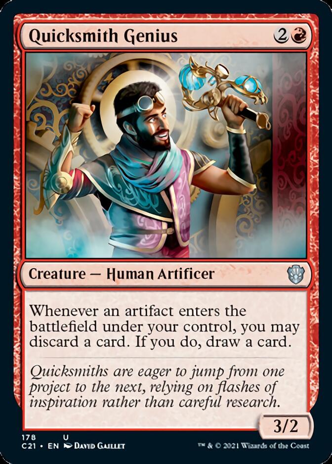 Quicksmith Genius [Commander 2021] | Gear Gaming Bentonville