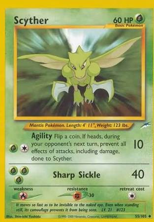 Scyther (55/105) [Neo Destiny Unlimited] | Gear Gaming Bentonville