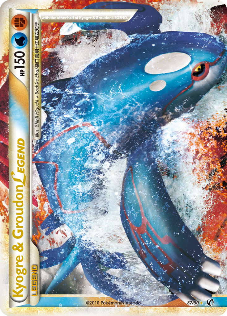 Kyogre & Groudon LEGEND (87/90) [HeartGold & SoulSilver: Undaunted] | Gear Gaming Bentonville