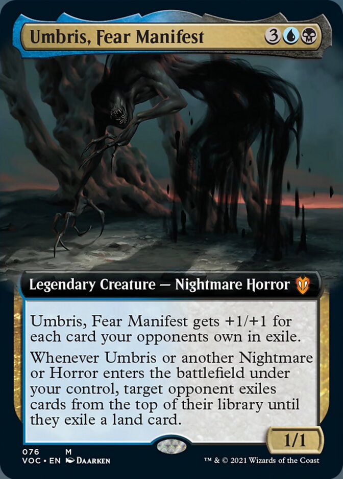 Umbris, Fear Manifest (Extended) [Innistrad: Crimson Vow Commander] | Gear Gaming Bentonville