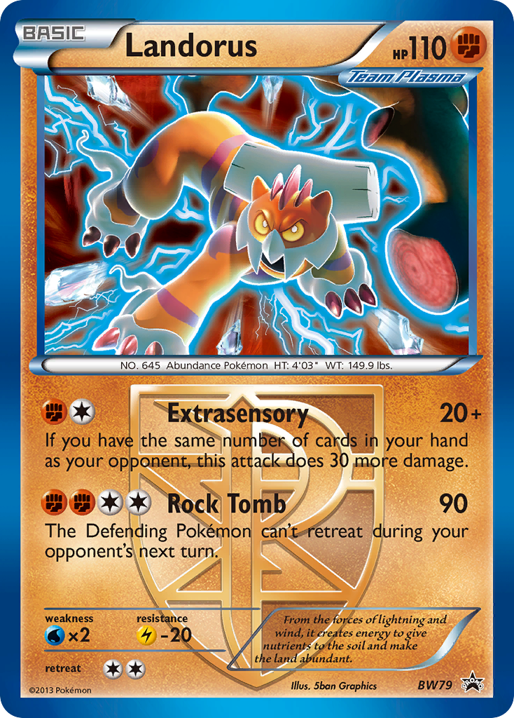 Landorus (BW79) (Team Plasma) [Black & White: Black Star Promos] | Gear Gaming Bentonville