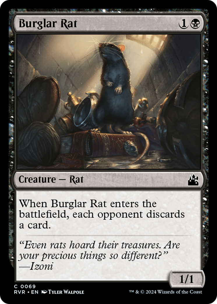 Burglar Rat [Ravnica Remastered] | Gear Gaming Bentonville