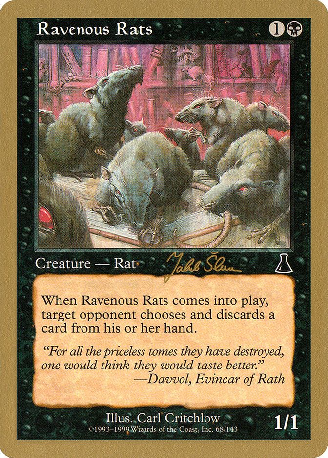 Ravenous Rats (Jakub Slemr) [World Championship Decks 1999] | Gear Gaming Bentonville