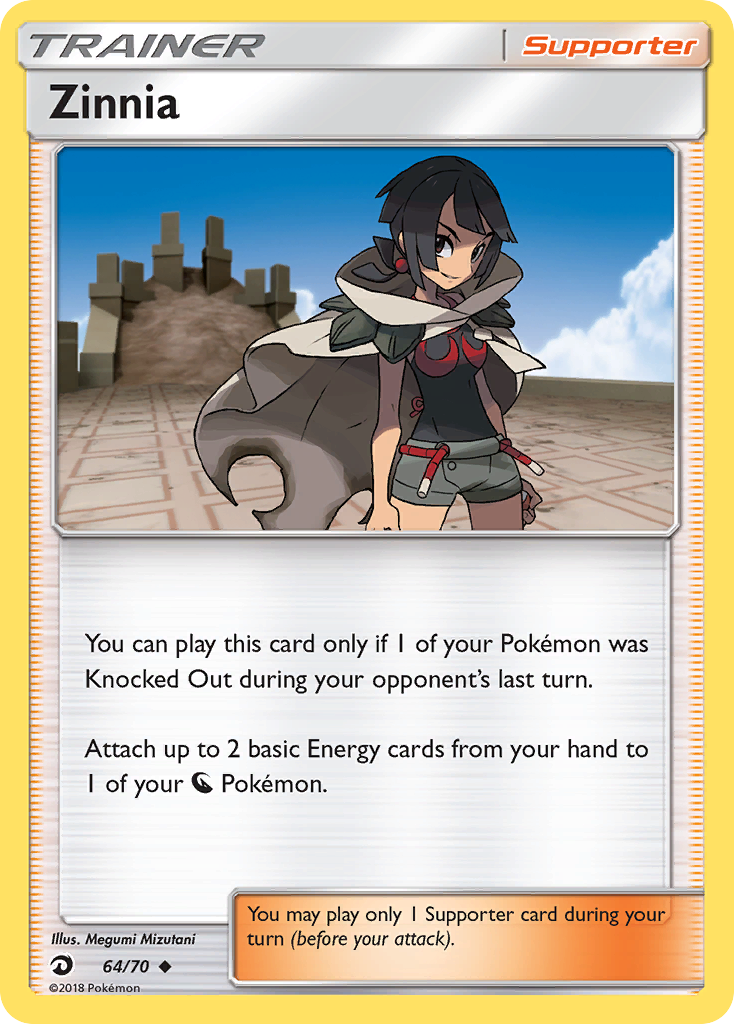 Zinnia (64/70) [Sun & Moon: Dragon Majesty] | Gear Gaming Bentonville