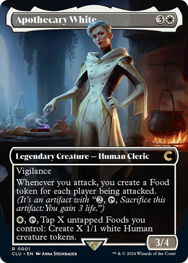 Apothecary White (Borderless) [Ravnica: Clue Edition] | Gear Gaming Bentonville