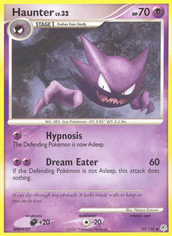 Haunter (50/130) [Diamond & Pearl: Base Set] | Gear Gaming Bentonville