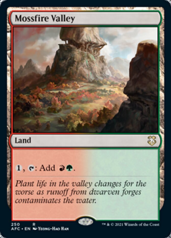 Mossfire Valley [Dungeons & Dragons: Adventures in the Forgotten Realms Commander] | Gear Gaming Bentonville