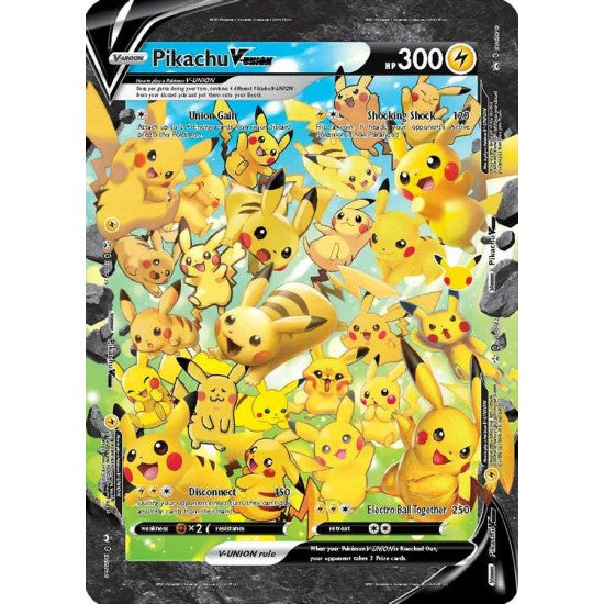 Pikachu V-UNION (Jumbo Card) [Sword & Shield: Black Star Promos] | Gear Gaming Bentonville