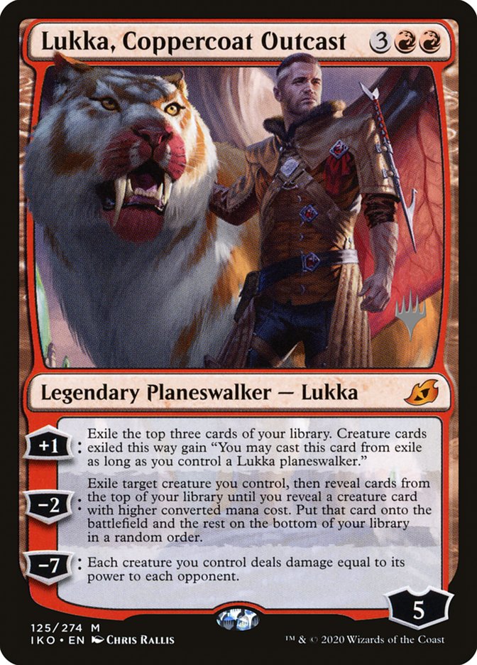 Lukka, Coppercoat Outcast (Promo Pack) [Ikoria: Lair of Behemoths Promos] | Gear Gaming Bentonville