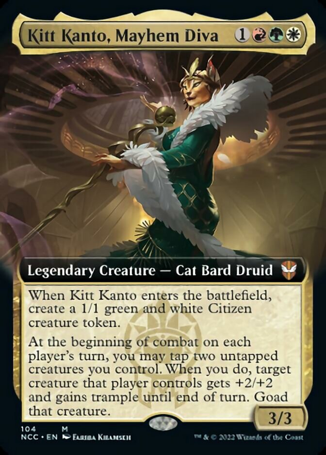 Kitt Kanto, Mayhem Diva (Extended Art) [Streets of New Capenna Commander] | Gear Gaming Bentonville